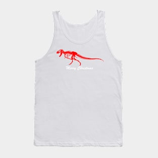 Merry Christmas: T-Rex 2 Tank Top